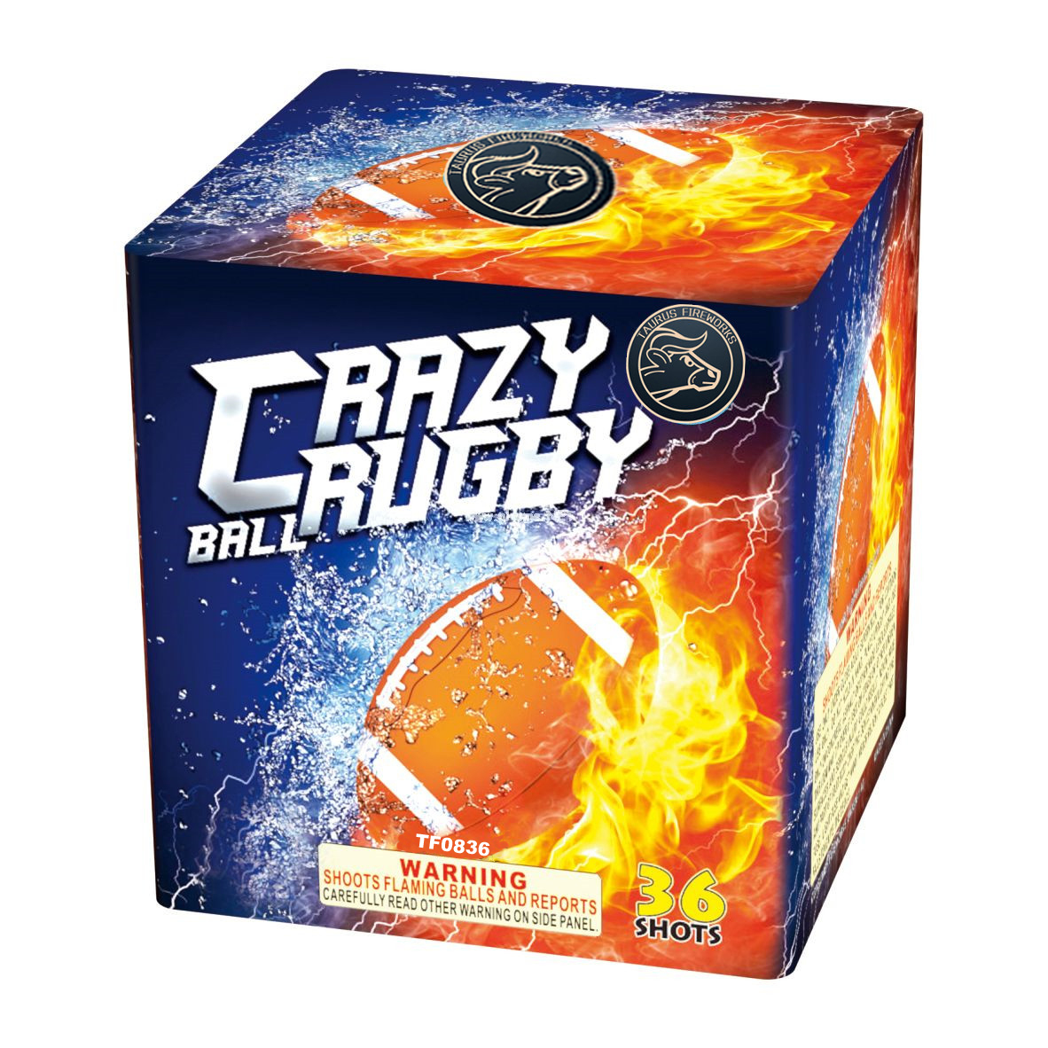 Crazy Rugby Ball TF0836 multi-shot cake