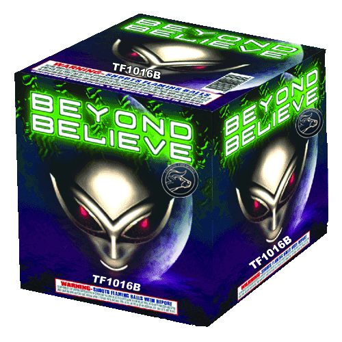 Beyond Believe TF1016B multi-shot cake fireworks
