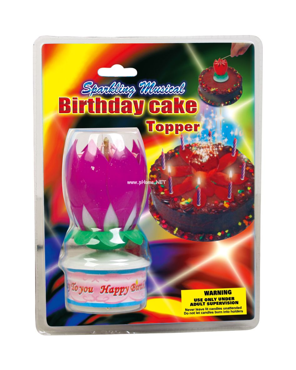 Birthday Cake Topper TF1107 food-area cold sparkler fountain