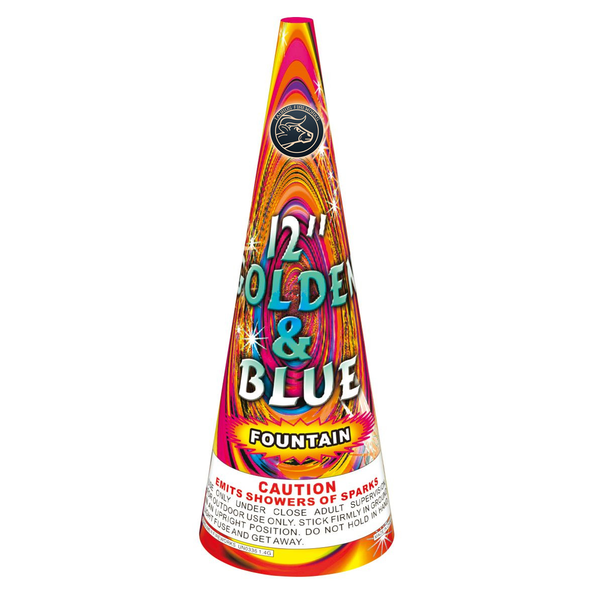 12 inch Conic Fountain TF2612 ground fireworks