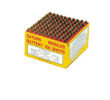 100-shot Saturn Missiles K1130C12 stickless missile battery fireworks
