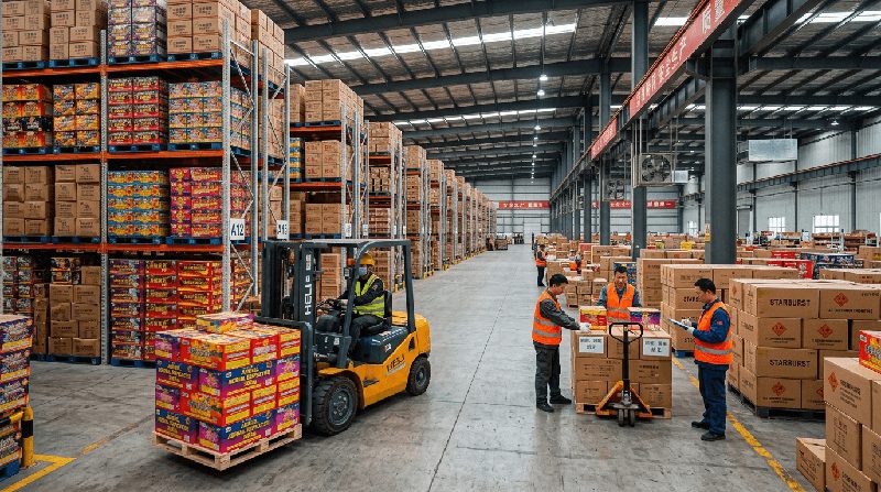 Factory direct fireworks warehouse