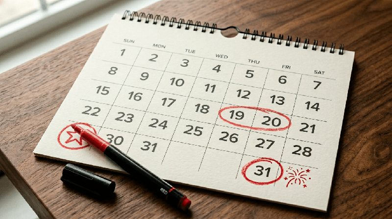 2026 fireworks sourcing calendar with key order and sail deadlines