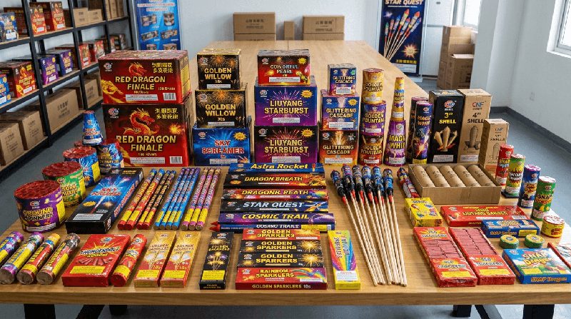 Types of fireworks categories